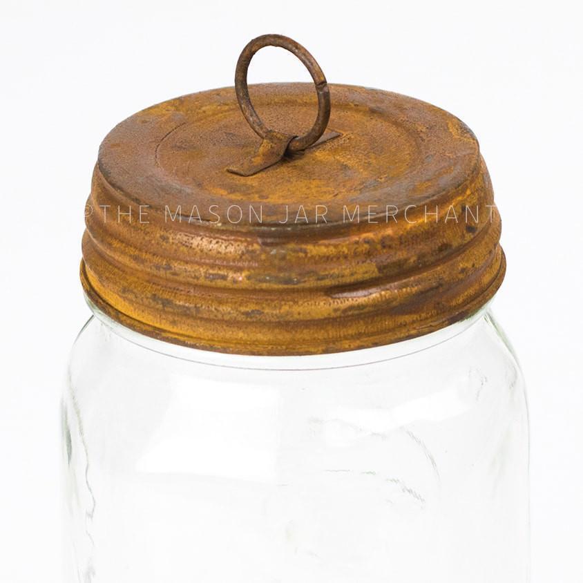 Rusty Hanging Lid