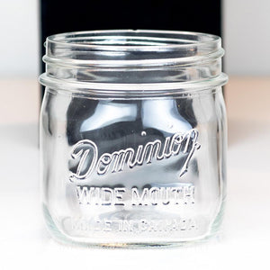 Dominion Short Square Wide Mouth Pint - Made In Canada