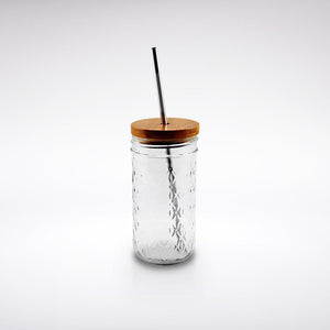 'Classic Bamboo Tumbler' - Mason Jar Straw Lid - LID ONLY - PRE-ORDER