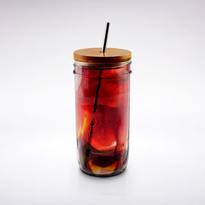 'Classic Bamboo Tumbler' - Mason Jar Straw Lid - LID ONLY - PRE-ORDER